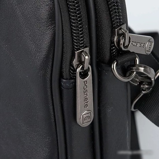 Мужская сумка Poshete 252-9950-BLK (черный)