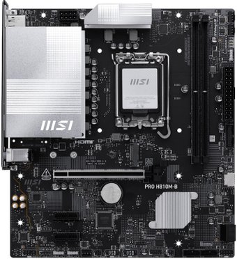 Материнская плата MSI Pro H810M-B