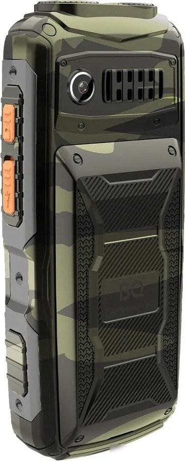 Кнопочный телефон BQ BQ-2410L Tank Power 4G (зеленый камуфляж)