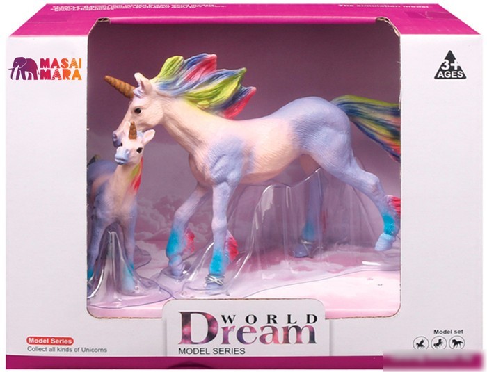 Набор фигурок Masai Mara Мир фэнтези. Семья фиолетовых единорогов MM206-442