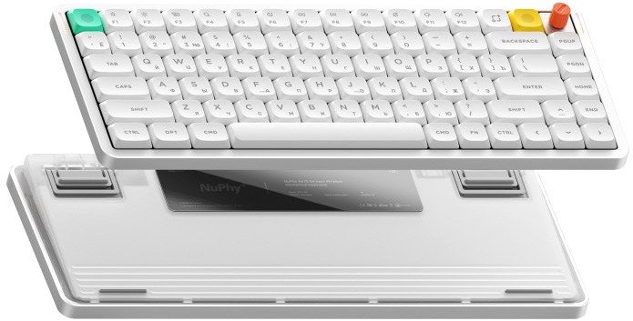 Клавиатура NuPhy Air75 V3 Nova White (Brown Nano)