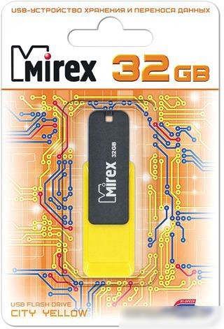 USB Flash Mirex Color Blade City 64GB (желтый) [13600-FMUCYL64]