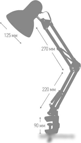 Настольная лампа Ultraflash UF-312P С01 (белый)