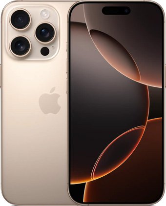 Телефон Apple iPhone 16 Pro Dual SIM 128GB (пустынный титан)