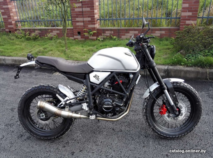 Мотоцикл M1NSK SCR 250 (серебристый)