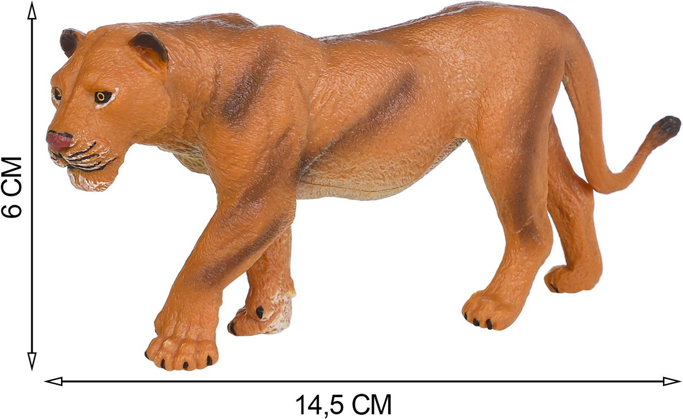 Набор фигурок Masai Mara Мир диких животных. Семья тигров и семья львов MM211-256