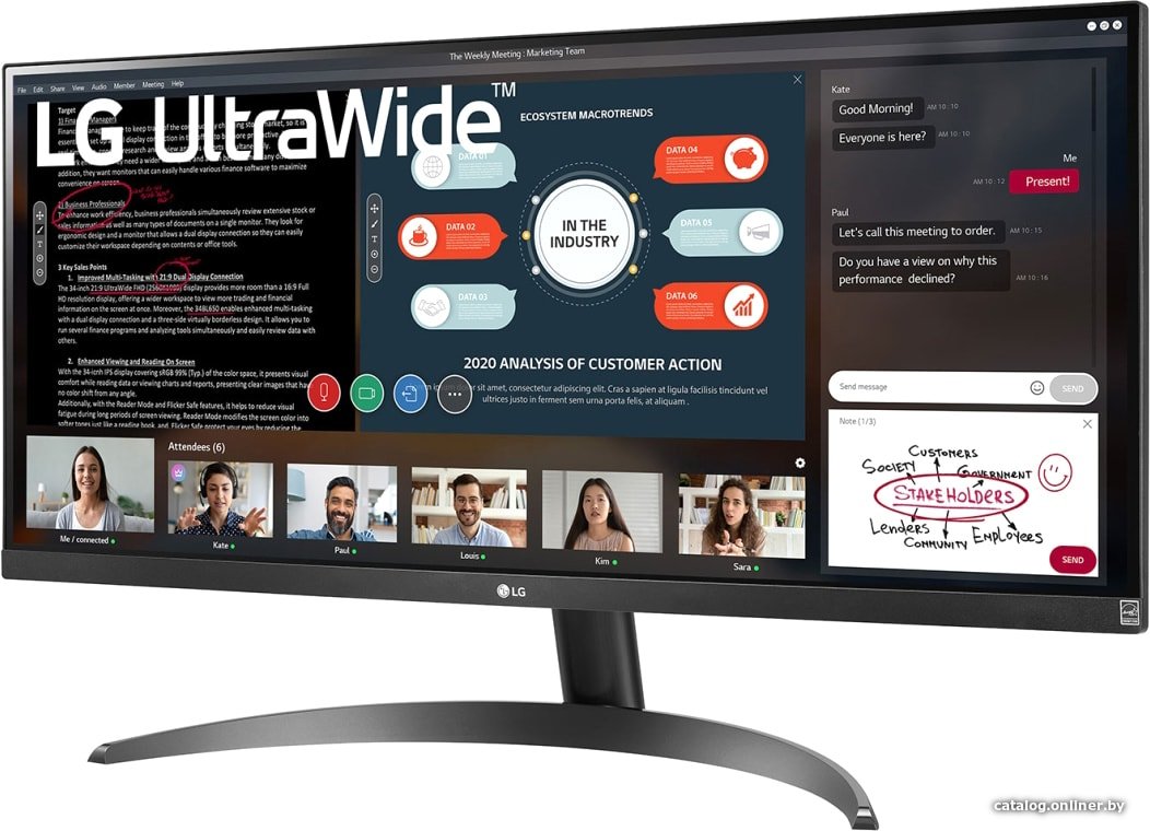 Монитор LG UltraWide 29WP500-B