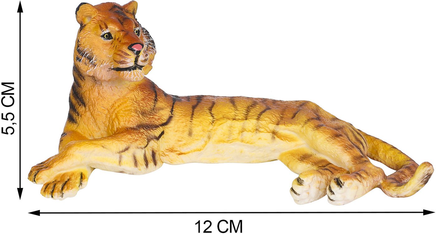Набор фигурок Masai Mara Мир диких животных. Семья тигров и семья зебр MM211-254