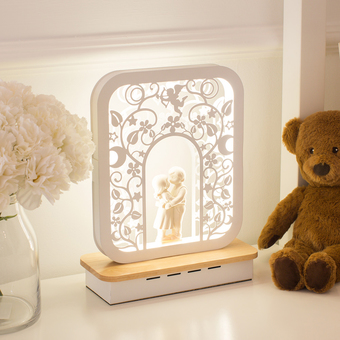 Настольная лампа Home Light Астерия F034-1 (белый)