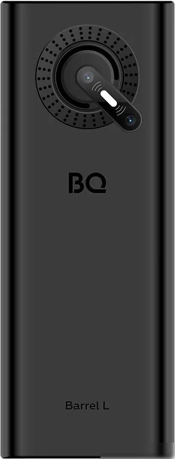 Кнопочный телефон BQ BQ-2458 Barrel L (черный/серебристый)