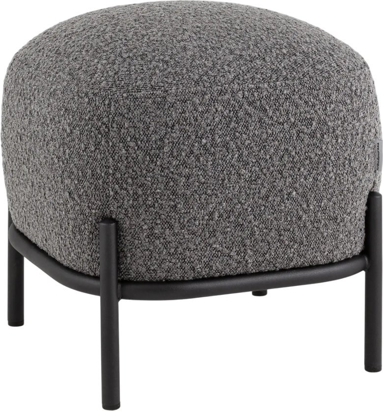 Пуфик Stool Group Стоун vd-pf-stone-tr-dg (букле темно-серый)
