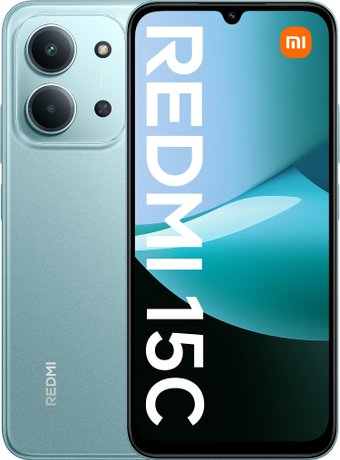 Телефон Xiaomi Redmi 15C 4G 4GB/256GB международная версия (зеленый)