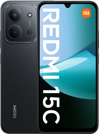 Телефон Xiaomi Redmi 15C 4G 8GB/256GB международная версия (черный)