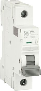 Выключатель автоматический GEYA GYM9-1P-16B 1P 16A B 6kA 1M GYM91P16B