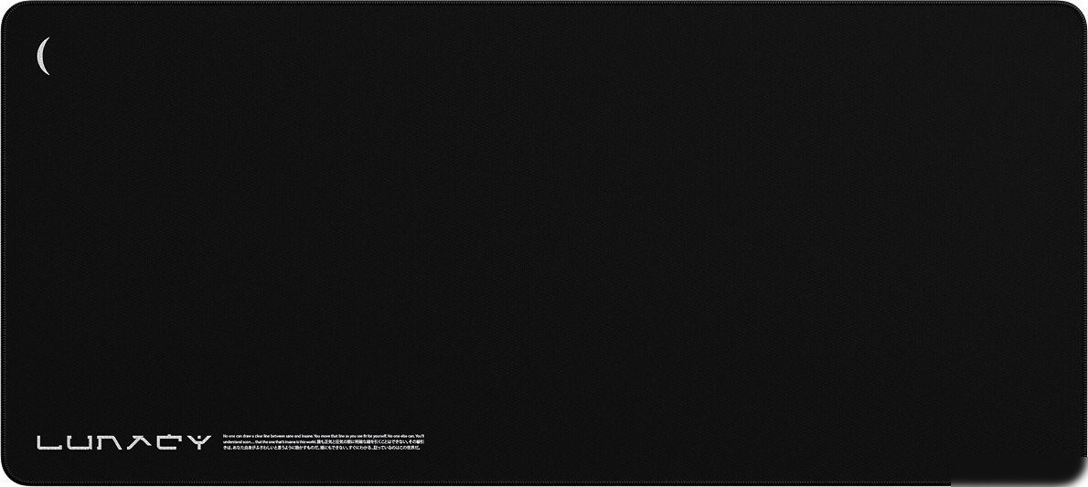Коврик для стола Lunacy ALT Clear Black XL