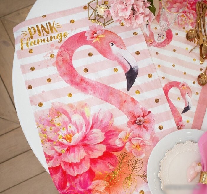 Полотенце Этель Pink flamingo 4017211 (розовый)