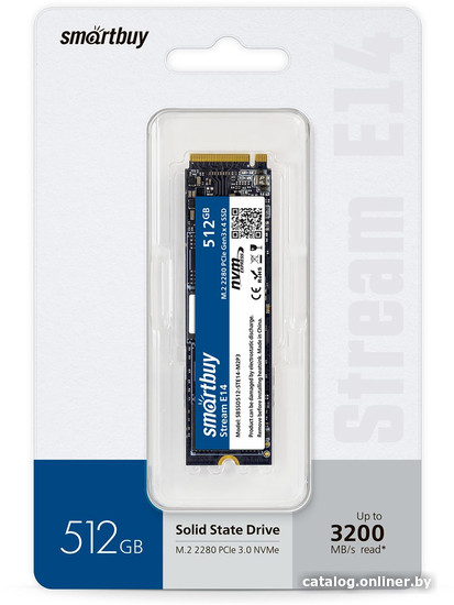 SSD SmartBuy Stream E14 512GB SBSSD512-STE14-M2P3