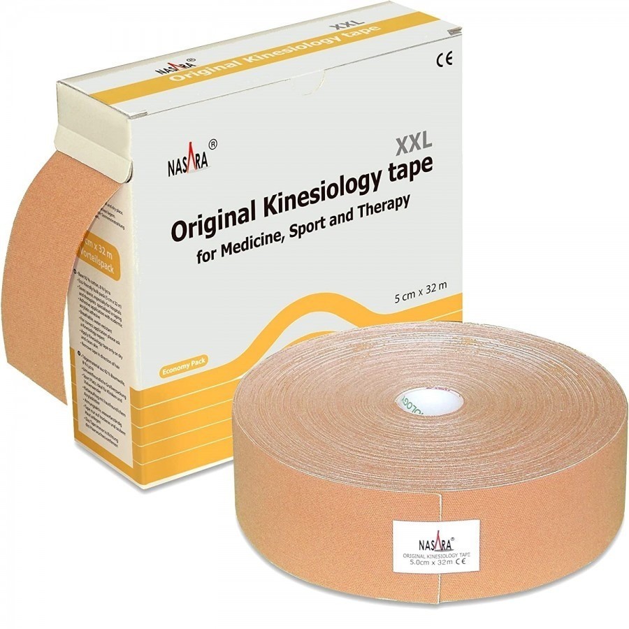 Тейп Nasara Kinesiology Tape NR81470 (бежевый)