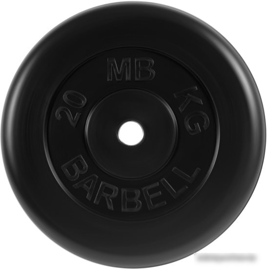 Диск MB Barbell Стандарт 26 мм (1x20 кг) Диск MB Barbell Стандарт 26 мм (1x20 кг)