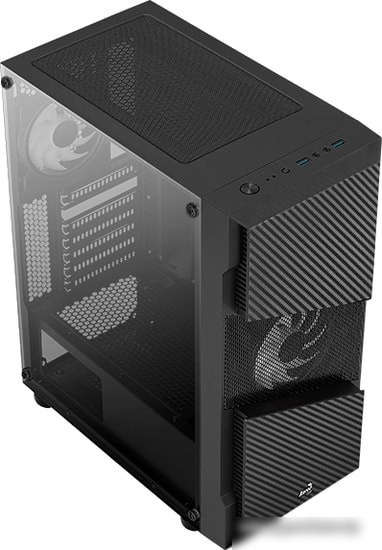 Корпус AeroCool Menace Saturn RGB-G-BK-v1