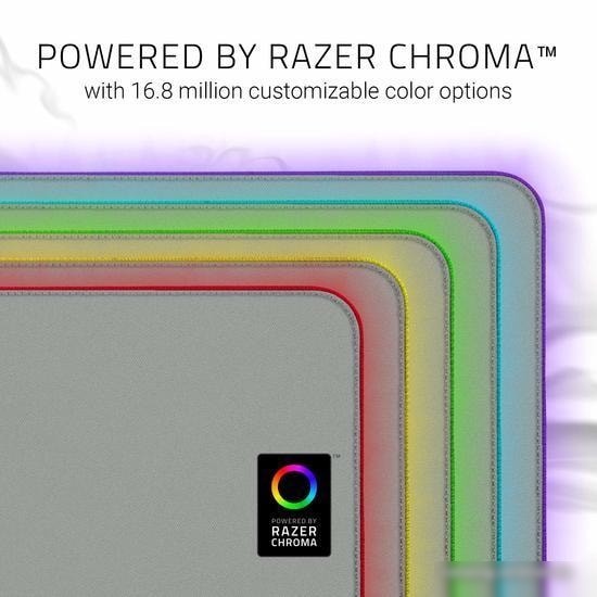 Коврик для мыши Razer Goliathus Chroma Extended Mercury White