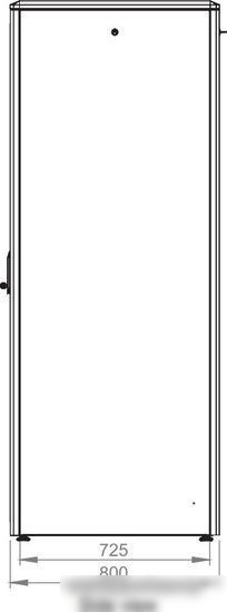 Шкаф телекоммуникационный Lande DYNAmic LN-FS42U6080-BL-BAAA-F-E 19" 42U