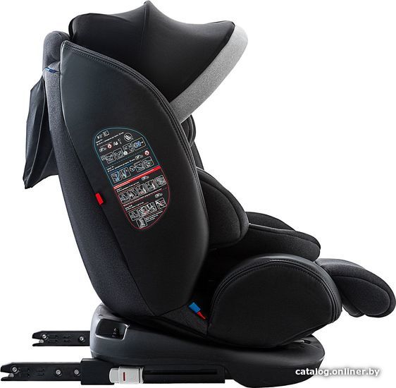 Детское автокресло Indigo Max-X ST-3 (графит)