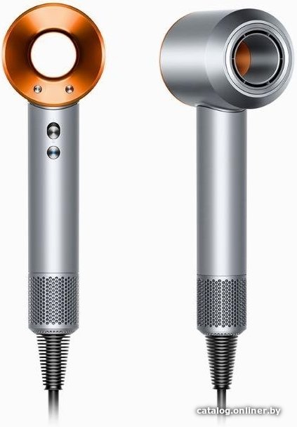 Фен Dyson HD08 Supersonic (с переходником на евровилку, никель/медный)