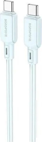 Кабель Borofone BX94 USB Type-C - USB Type-C (1 м, голубой) Кабель Borofone BX94 USB Type-C - USB Type-C (1 м, голубой)
