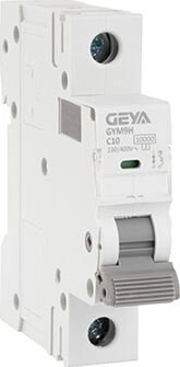 Выключатель автоматический GEYA GYM9H-1P-10C 1P 10A C 10kA 1M GYM9H1P10C