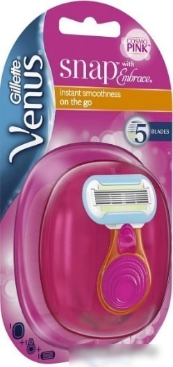 Бритвенный станок Gillette Venus Snap Embrace 1 сменная кассета 7702018364510