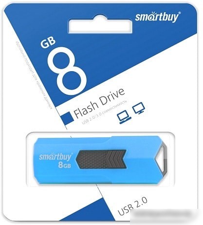 USB Flash Smart Buy Stream 8GB (синий)