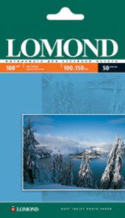 Фотобумага Lomond Матовая 10x15 230 г/кв.м. 50 листов (0102034)