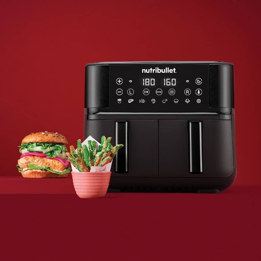 Аэрофритюрница NutriBullet Twin Drawer NBA081B