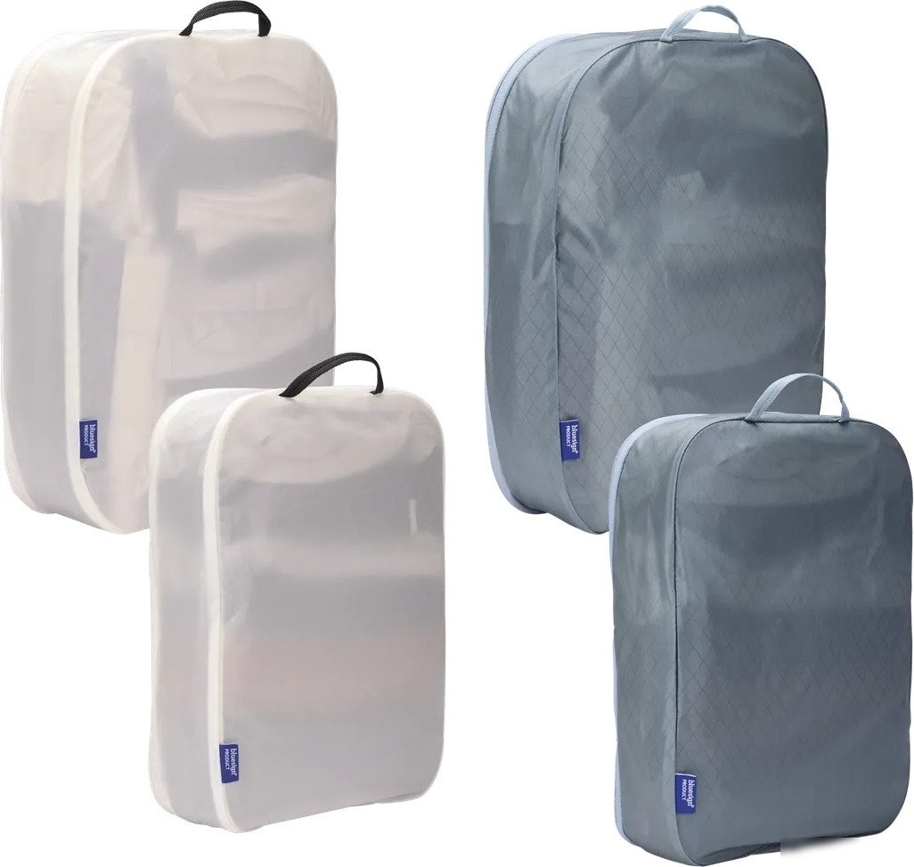 Органайзер Thule Packing Cube 2*M+2*L с сеткой 3205580 TPCS205POND/W (белый/голубой)