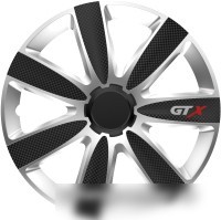 Набор колпаков на диски Versaco GTX R15 15" 15GTXCARBONBS (4шт, карбон черный/серебристый) Набор колпаков на диски Versaco GTX R15 15" 15GTXCARBONBS (4шт, карбон черный/серебристый)