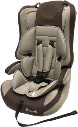 Детское автокресло Мишутка LB 513 RF Carmella (55 бежевый/коричневый)