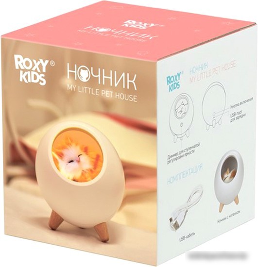 Ночник Roxy Kids Домик для котика
