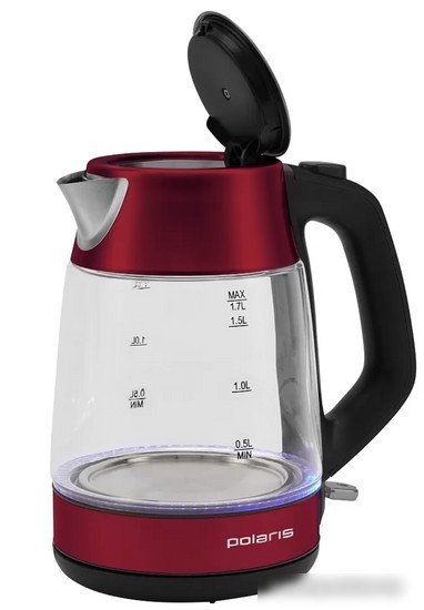 Электрический чайник Polaris PWK 1760CGL (красный)