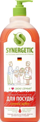 Средство для мытья посуды Synergetic Арбуз 1 л