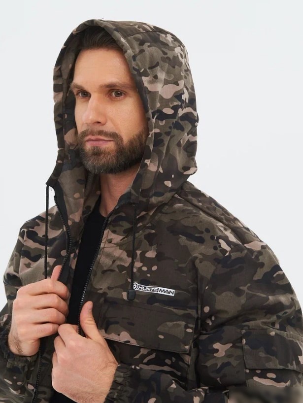 Костюм Huntsman Стрелок летний Сорочка смесовая Черный мультикам (р-р 48-50/170-176)