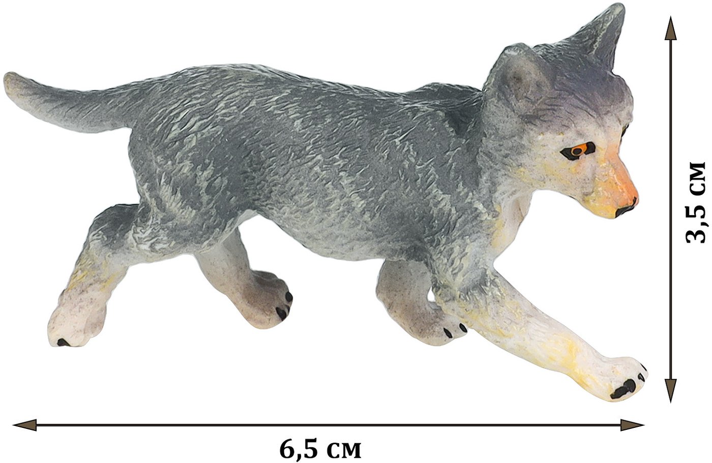 Набор фигурок Masai Mara Мир диких животных. Семья серых волков MM211-212