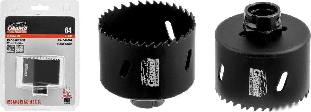 Коронка Gepard GP2550-64