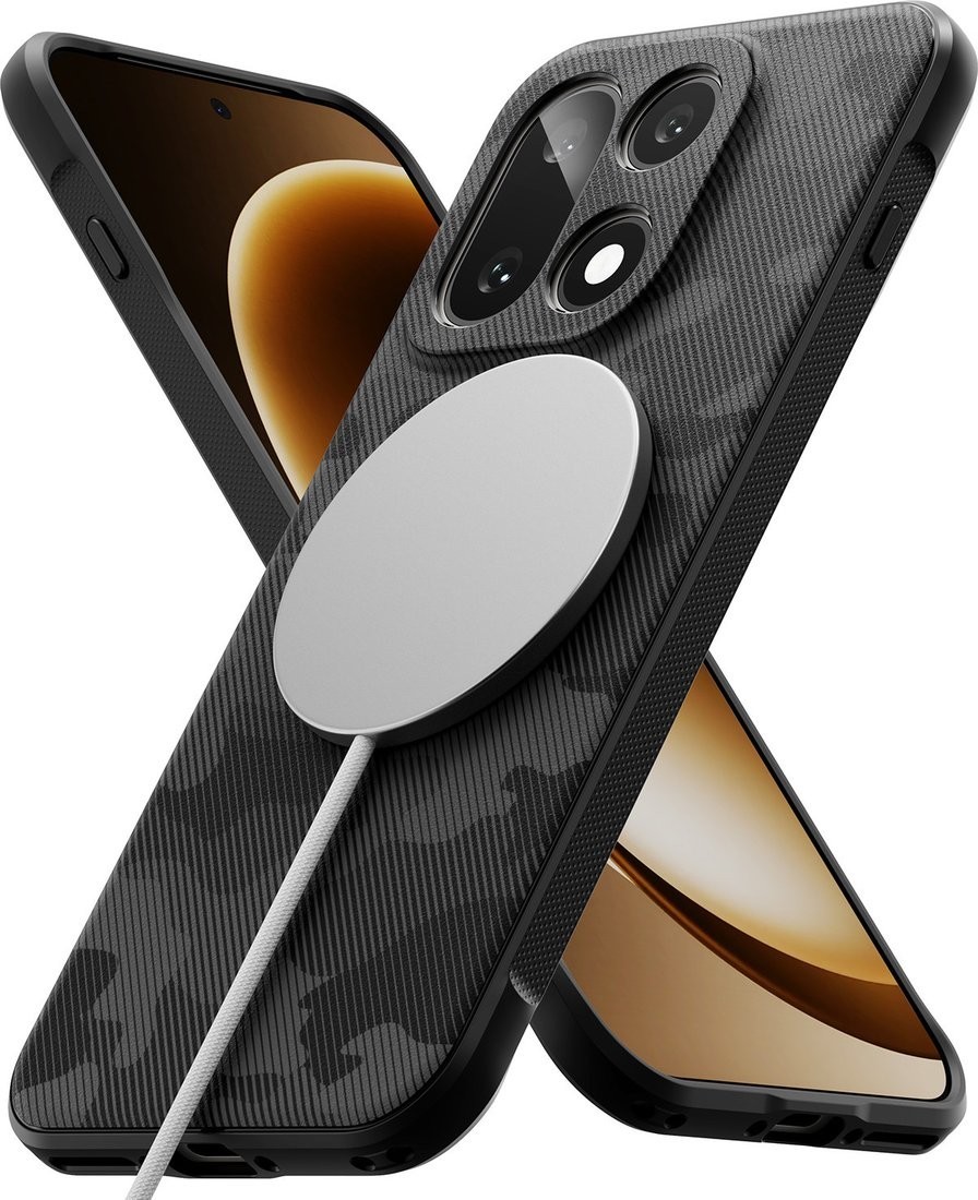 Чехол для телефона Ringke Onyx Magnetic для OnePlus 15 (Camo Black)