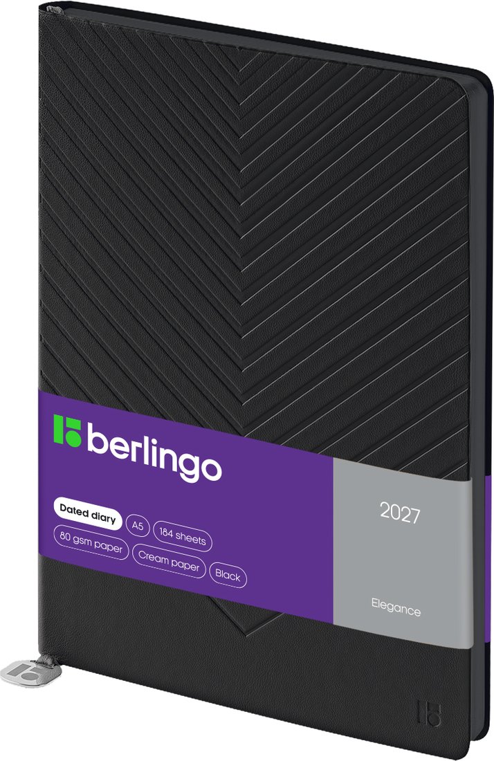 Ежедневник Berlingo Elegance 2027г DD7_F0015 (184л, черный)