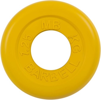 Диск MB Barbell Стандарт 51 мм (1x1.25 кг, желтый)