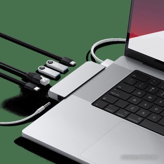 Док-станция Satechi Pro Hub Mini ST-UCPHMIS (серебристый)