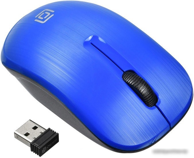 Мышь Oklick 525MW (синий)