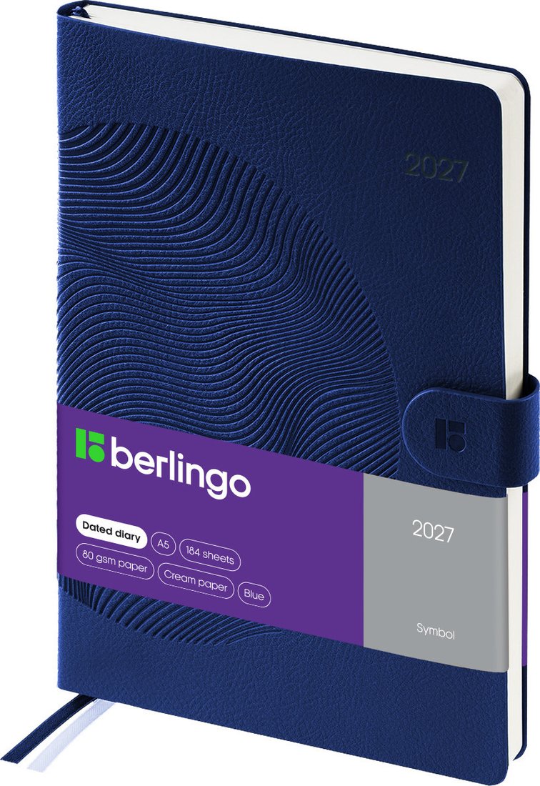 Ежедневник Berlingo Symbol 2027г DD7_F0009 (184л, синий)