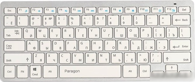 Клавиатура + мышь QUMO Paragon (серебристый/белый)